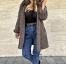 Twice kabát fangó – Női átmeneti kabát – Innova Fashion – 6. kép